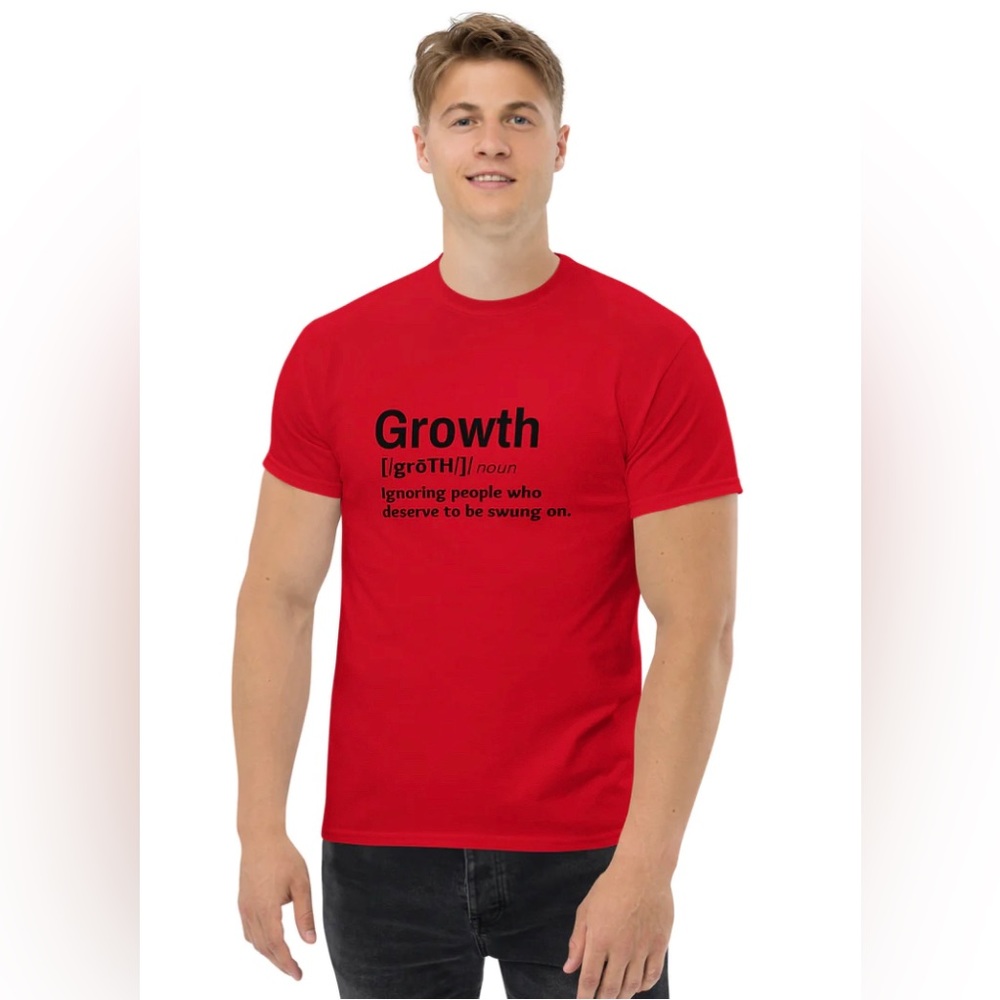 Custom Growth (Definition) T-Shirt Ignoring People……